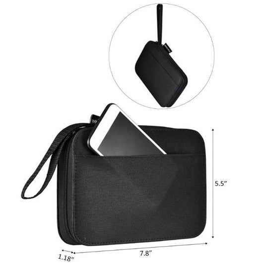 Bolsa de Costura Portátil con Cierre de Cremallera Negro - Image 4