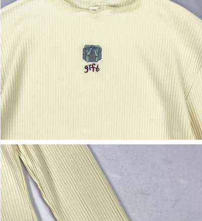 Camiseta Blanca Bordada con Diseño Japonés para Estudiantes - Image 3