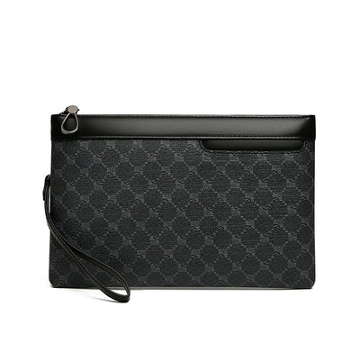 Bolso de Cuero Retro Negro para Hombre - Estilo Vintage - Image 7