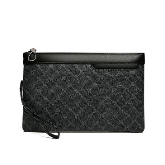 Bolso de Cuero Retro Negro para Hombre - Estilo Vintage - Image 7