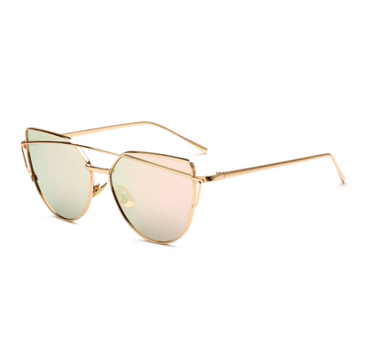 Gafas de Sol Vintage Doradas para Mujer - Image 5