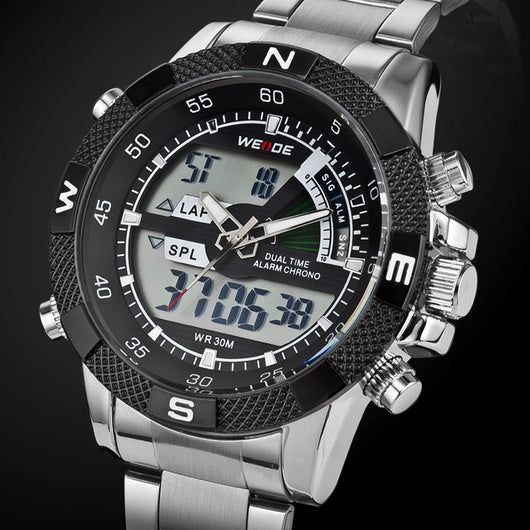 Reloj Despertador LCD Multifuncional con Luz Nocturna y Resistencia al Agua - Image 10