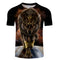 Camiseta Estampada de Manga Corta