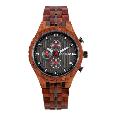 Reloj de Acero y Madera para Hombre - Multifuncional - Image 8