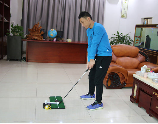 Entrenador de Golf Multifuncional para Interiores - Pad de Práctica para Principiantes - Image 13