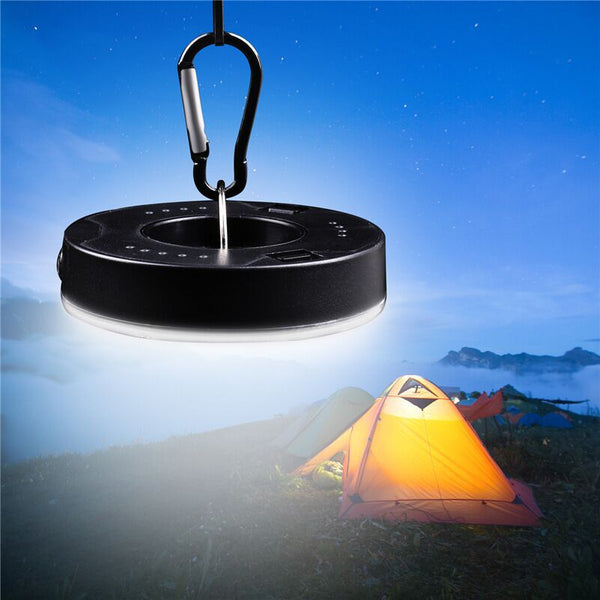 Linterna de Gancho COB con Carabinero - Luz de Emergencia Portátil