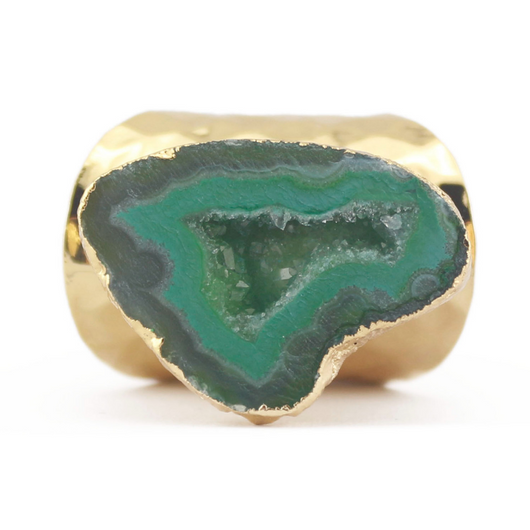 Anillos Ajustables con Piedra Druzy Yauvana - Image 4