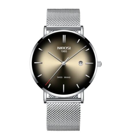 Reloj de Hombre Nibosi Elegante Acero Inoxidable - Resistente al Agua con Calendario - Image 24
