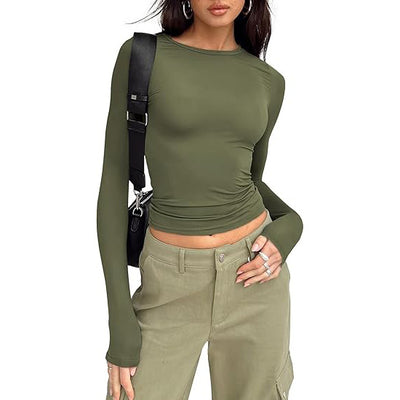 Remera Térmica Cuello Redondo Manga Larga para Mujer - Image 26