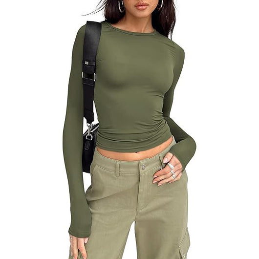 Remera Térmica Cuello Redondo Manga Larga para Mujer - Image 26