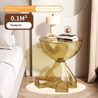 Mesa de Centro Transparente Estilo Osito de Peluche para Sala y Dormitorio - Image 3