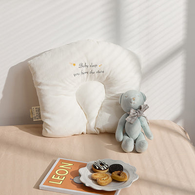Almohada Ergonómica para Bebé 0-2 Años Algodón Puro Prevención de Cabeza Plana - Image 3