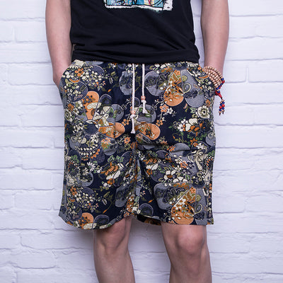 Shorts de Lino Estampado - Comodidad al Instante - Image 13