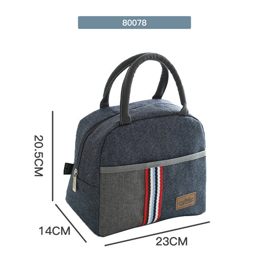 Bolsa Térmica Portátil Redonda para Almuerzo de Oficina - Image 20