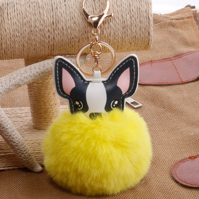 Llavero Pelota de Plumas PU para Mascotas - Accesorio Adorable - Image 28
