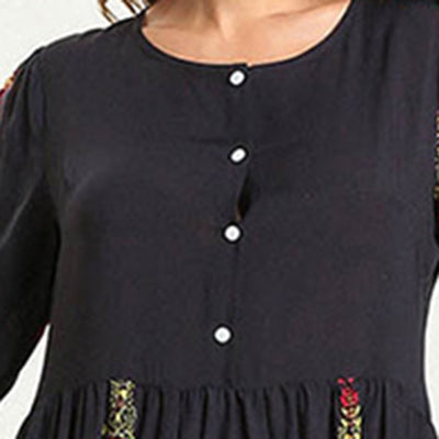 Vestido Casual Estampado para Lactancia - Image 5