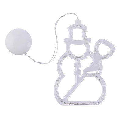 Lámpara LED Navideña con Ventosa - Decoración Santa, Reno y Muñeco de Nieve - Image 18