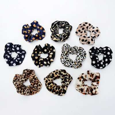 Aro para Cabello con Estampado Leopardo Vintage - Accesorio de Tela