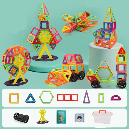 Bloques Magnéticos para Construcción Infantil - Set Educativo - Image 29