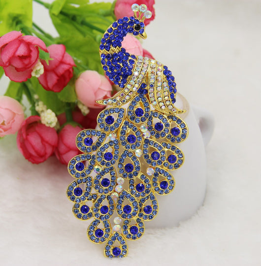 Broche Pavo Real Elegante para Chal y Accesorios - Image 13