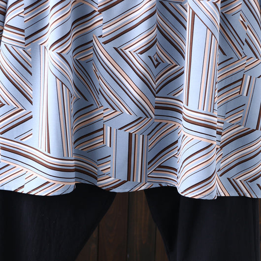 Camisa de Cuello Alto Diamante Manga Larga - Image 3
