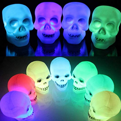 Pinzas Luminosas Fantasma - Decoración Halloween con Luz Nocturna LED