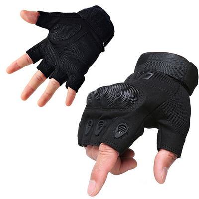Guantes Tácticos Militares de Medio Dedo con Protección de Nudillos - Image 7
