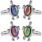 Fashion Plateado filled Azul opal sea turtle pendant necklace for women female Animal wedding ocean beach jewelry gift U