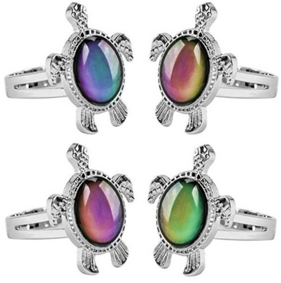 Collar colgante tortuga marina con ópalo azul y plata laminada para mujer - Image 23