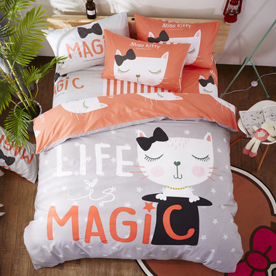 Ropa de Cama Infantil de Algodón con Diseños Animados - Image 11