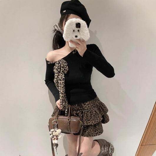 Blusa Ajustada de Manga Larga con Tirantes - Estilo Otoño Deseo - Image 4