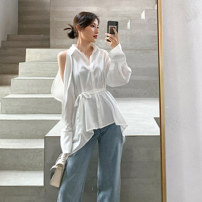 Blusa Blanca de Diseño Exclusivo para Mujer - Image 3