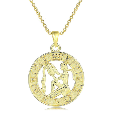 Collar Colgante de las Doce Constelaciones del Zodiaco - Image 2