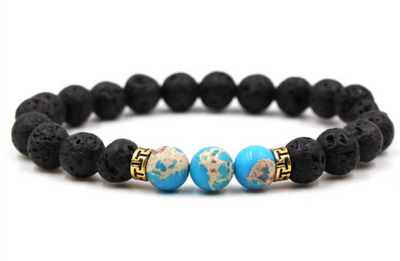 Pulsera Difusora de Aceites Esenciales con Piedras de Lava - 15 Colores Chakra Buddha Yoga - Image 4