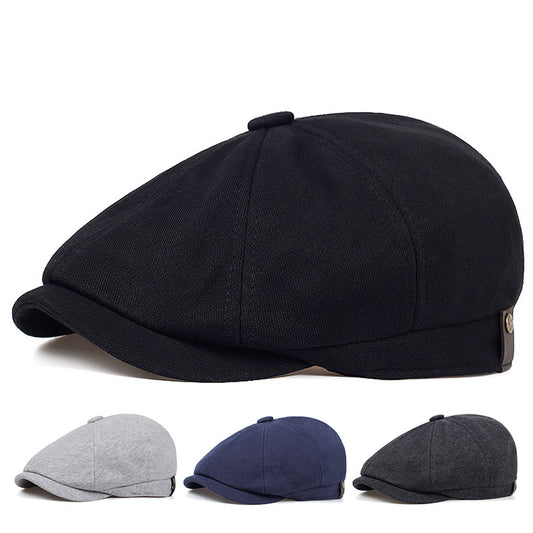 Gorra Estilo Newsboy Británico para Mujer - Otoño e Invierno