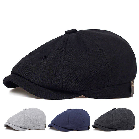 Gorra Estilo Newsboy Británico para Mujer - Otoño e Invierno