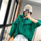 Camisa de Madera con Costuras en Solapa