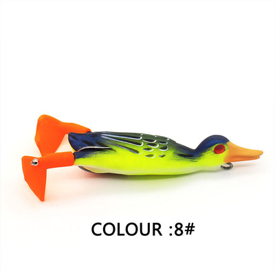 Señuelo Pato Flotante 9.5cm con Aletas Giratorias - Cebo Realista - Image 13