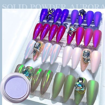 Polvo Espejo Sinfónico para Uñas - Efecto Cromático Profesional - Image 5