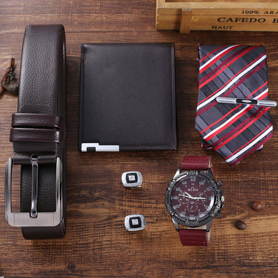 Reloj de Cuarzo Versátil con Accesorios de Moda Coordinados