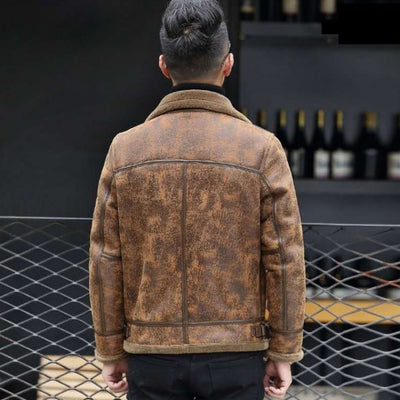 Abrigo Corto para Hombre con Detalles de Pelaje - Estilo Personalizado - Image 4