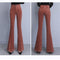 Pantalón Pana Cintura Alta Acampanado Suave y Cómodo