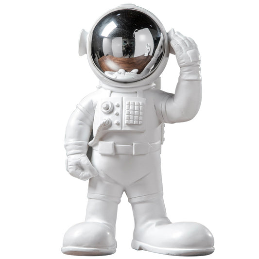 Figura Decorativa Astronauta en Resina - Modelo Artesanal - Image 2
