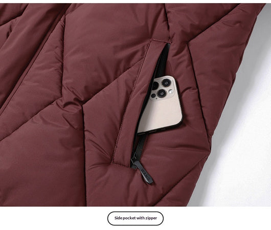 Chaqueta de Invierno para Hombre con Acolchado de Algodón - Calidez y Estilo - Image 7