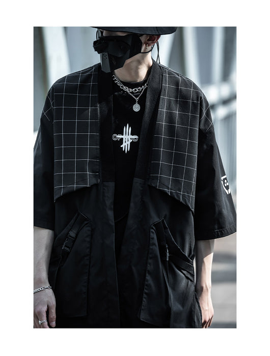 Camisa Retro Suelta con Costuras Reforzadas y Manga Tres Cuartos para Hombre - Image 16