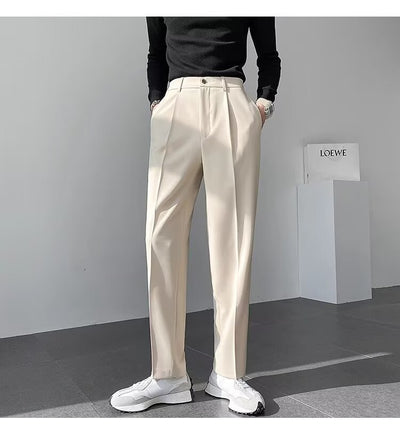Pantalones de Vestir Casual Rectos para Hombre - Versátiles y Elegantes - Image 20