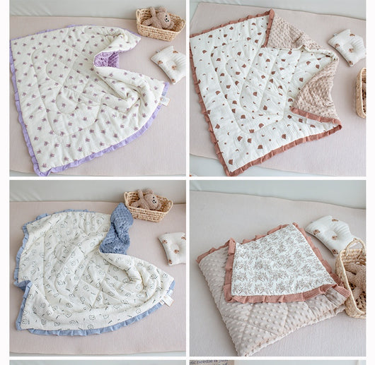 Edredón Infantil Acolchado con Encaje para Siesta - Invierno y Otoño - Image 15