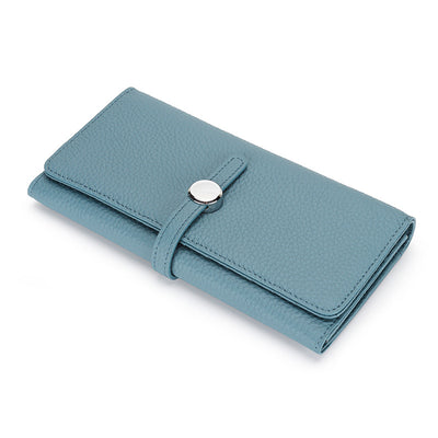 Billetera Larga de Cuero para Mujer con Gran Capacidad y Diseño Plegable - Image 15