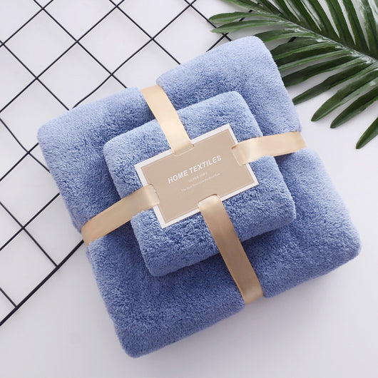 Juego de Toallas de Baño Coral Fleece Alta Densidad - Image 7