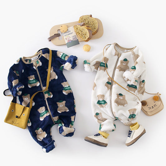 Traje de Gateo Térmico para Bebé - Jumpsuit Abrigador
